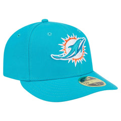 Miami Dolphins New Era Omaha Low Profile 59FIFTY Fitted Hat - Aqua - NFL