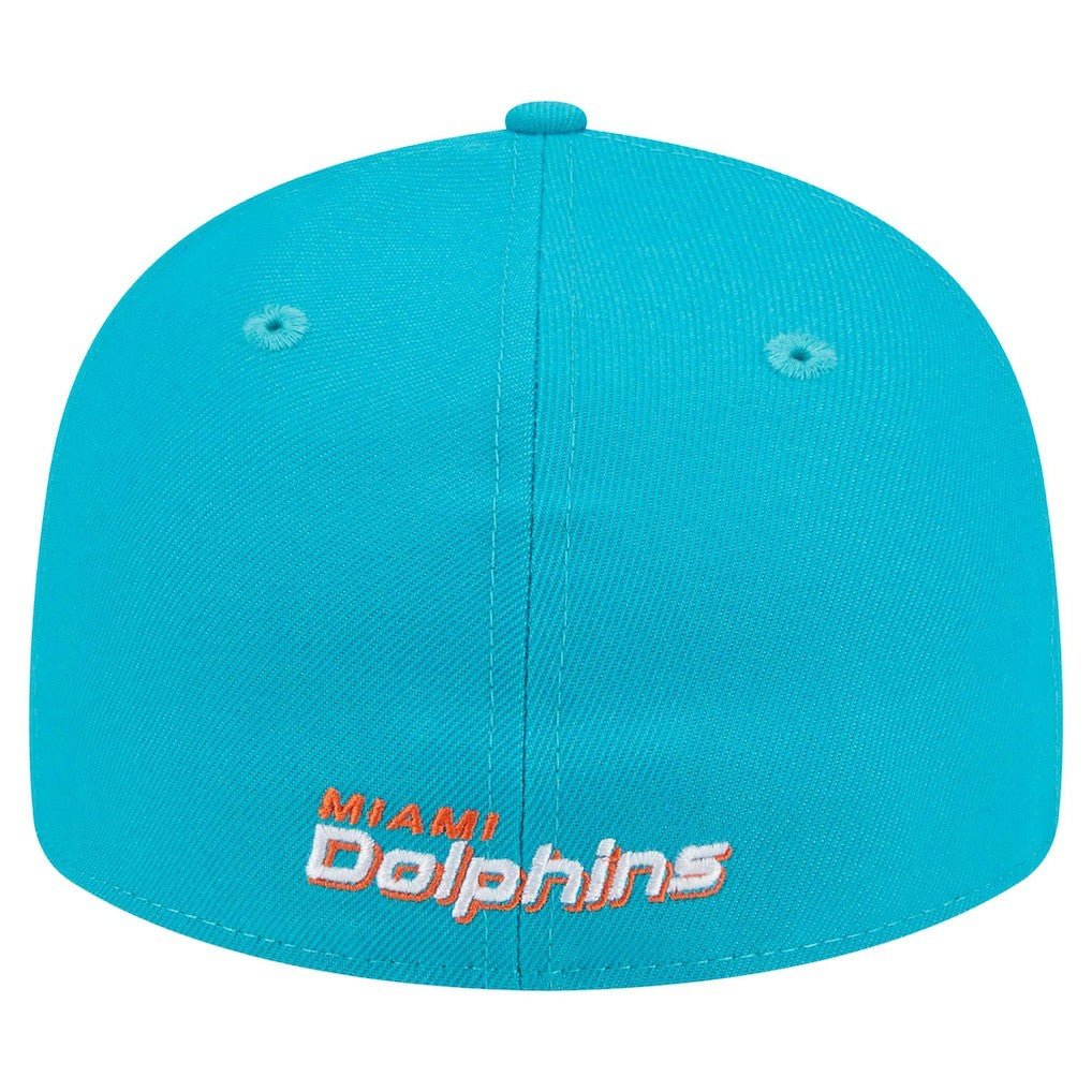 Miami Dolphins New Era Omaha Low Profile 59FIFTY Fitted Hat - Aqua - NFL