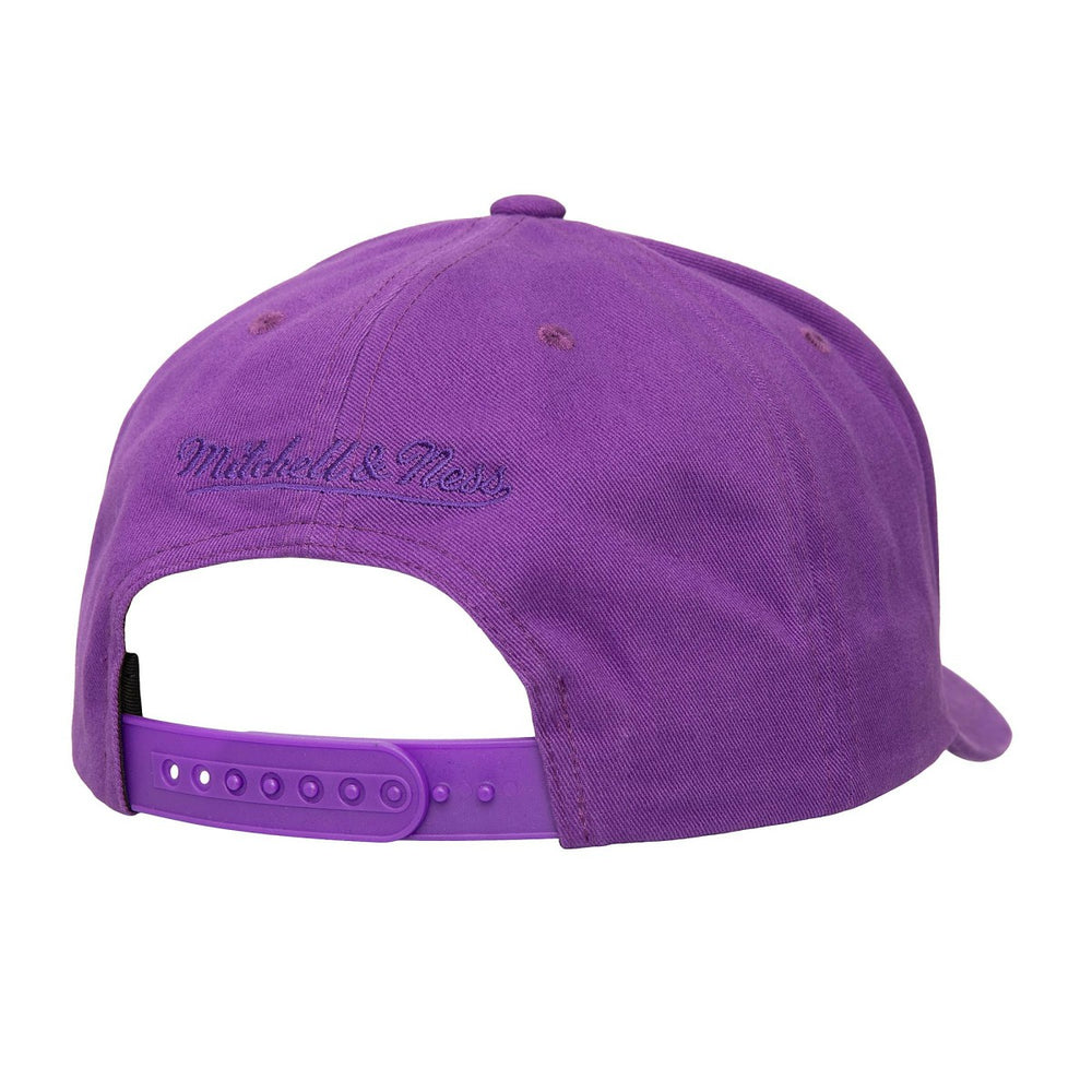 Mitchell & Ness Phoenix Suns Washed Out Tonal Logo Snapback Hat Purple