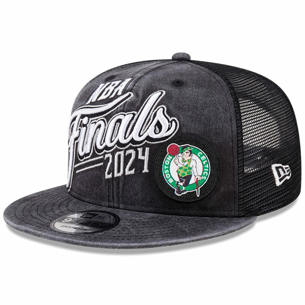 New Era Boston Celtics 2024 Eastern Conference Champions Locker Room 9FIFTY Snapback Hat Black