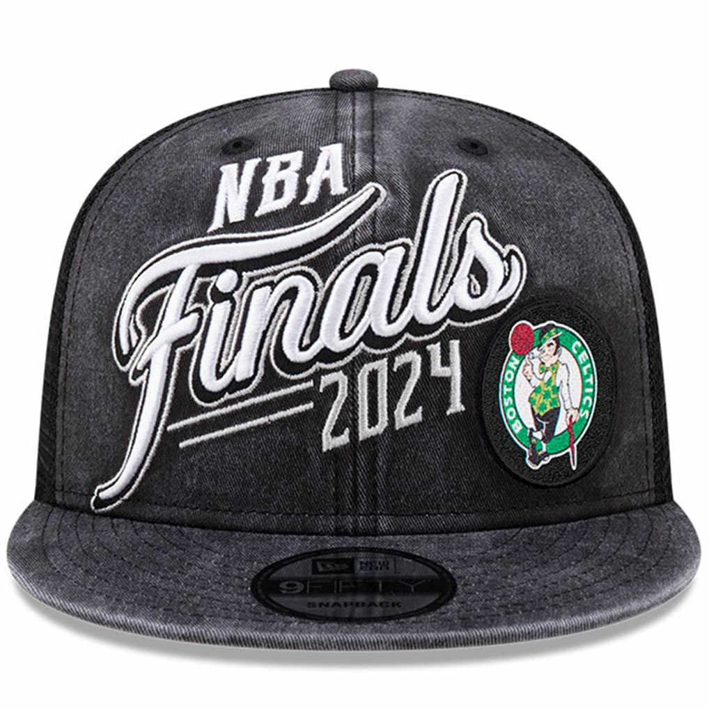 New Era Boston Celtics 2024 Eastern Conference Champions Locker Room 9FIFTY Snapback Hat Black