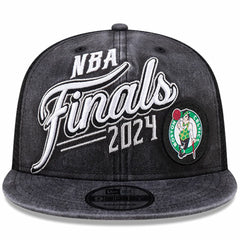 New Era Boston Celtics 2024 Eastern Conference Champions Locker Room 9FIFTY Snapback Hat Black