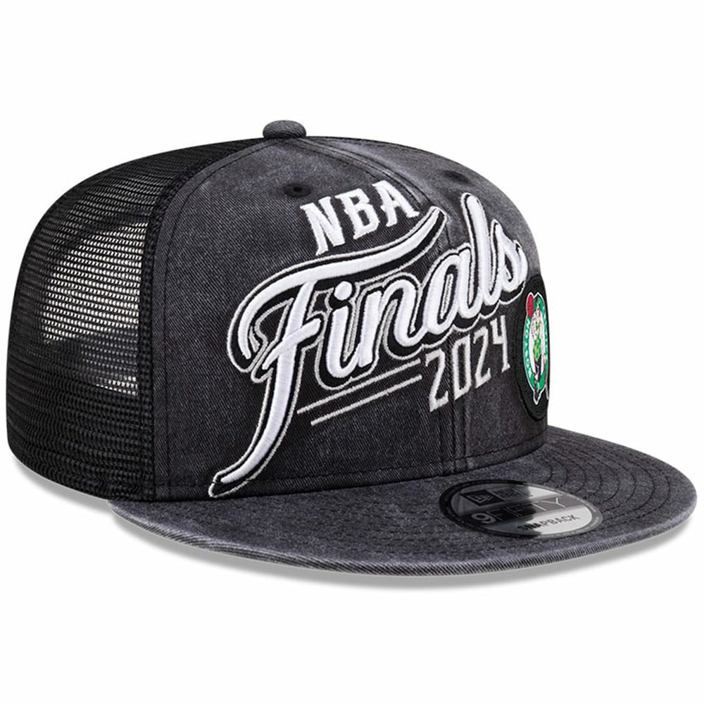 New Era Boston Celtics 2024 Eastern Conference Champions Locker Room 9FIFTY Snapback Hat Black
