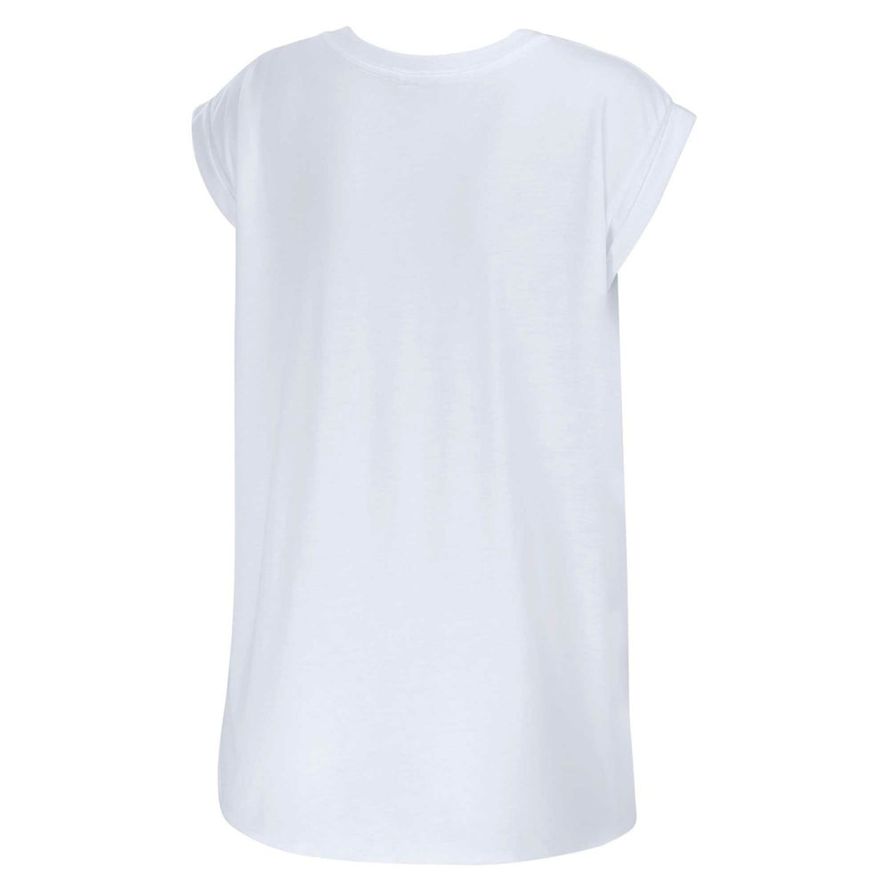 Dallas Cowboys WEAR by Erin Andrews Women's Checker Muscle Tank Top - White - NFL