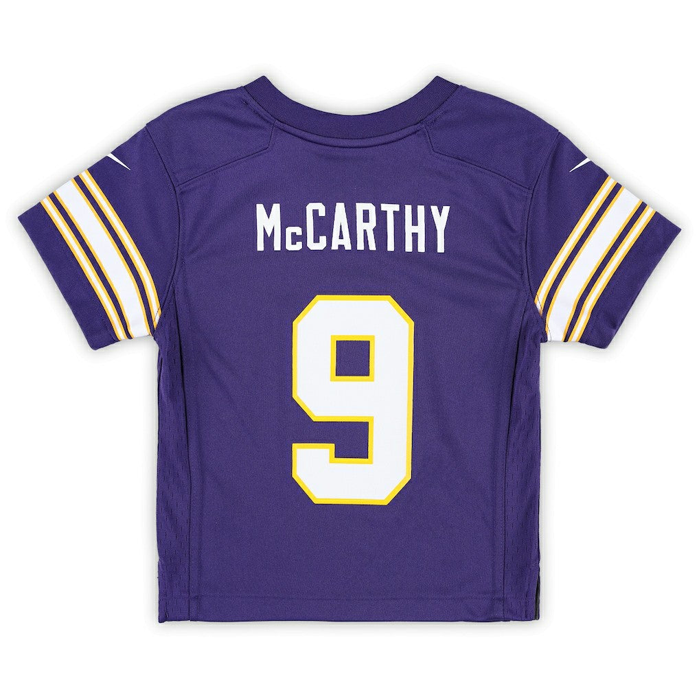 J.J. McCarthy Minnesota Vikings Preschool Classic Player Game Jersey - Purple - Nike