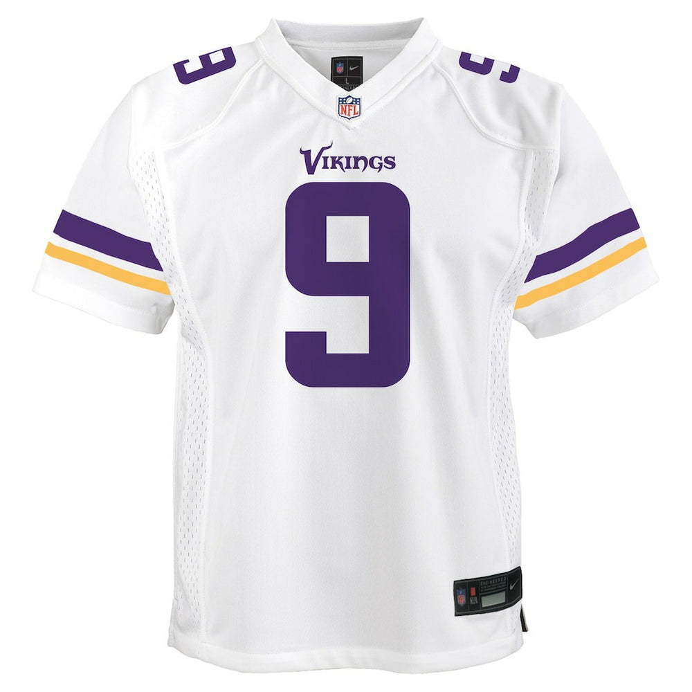 J.J. McCarthy Minnesota Vikings Youth Game Jersey - White - Nike