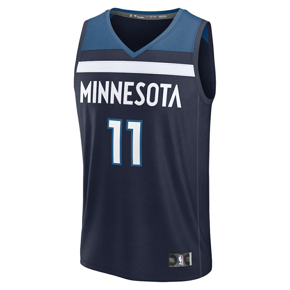 Fanatics Naz Reid Minnesota Timberwolves Fast Break Replica Player Jersey Icon Edition Navy