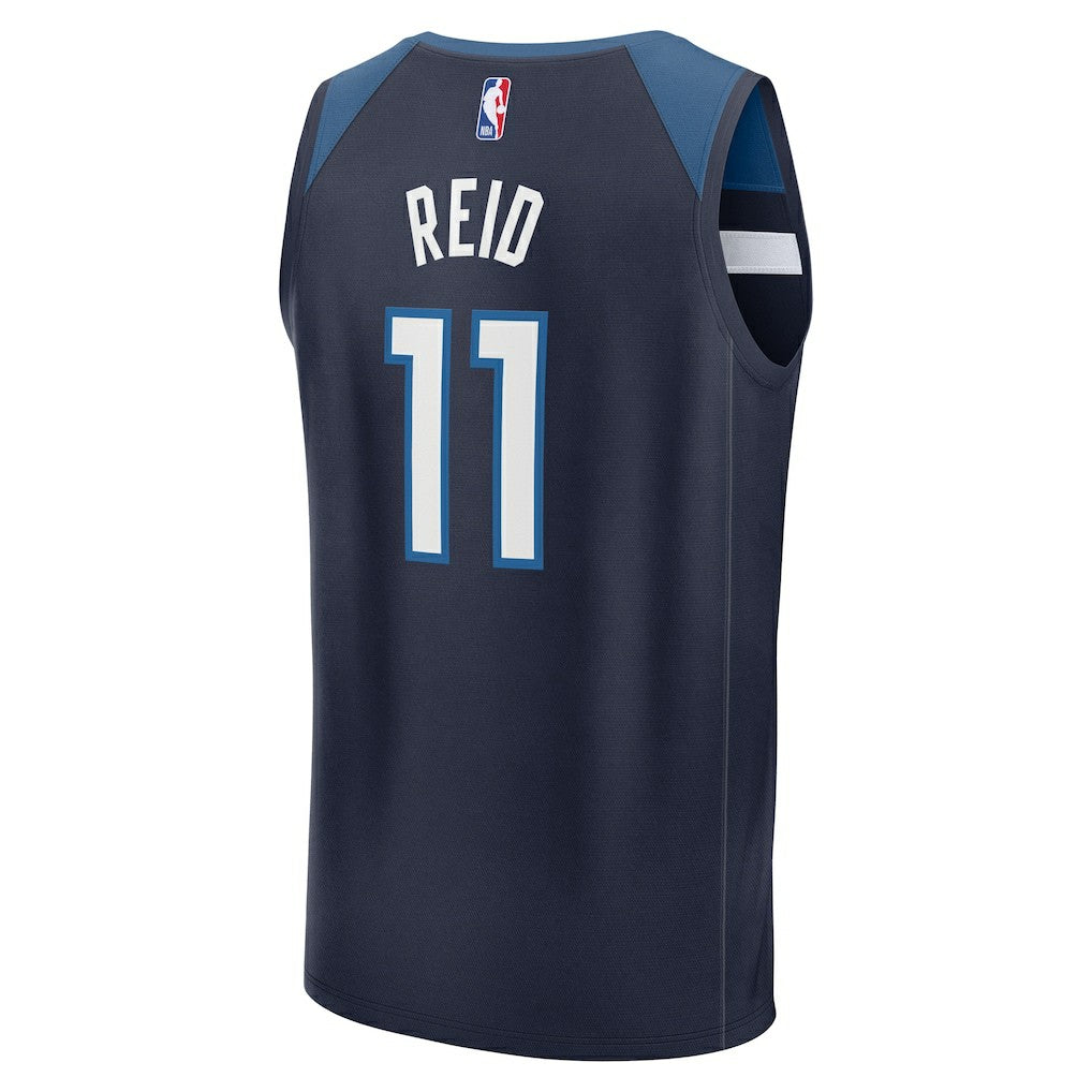 Fanatics Naz Reid Minnesota Timberwolves Fast Break Replica Player Jersey Icon Edition Navy