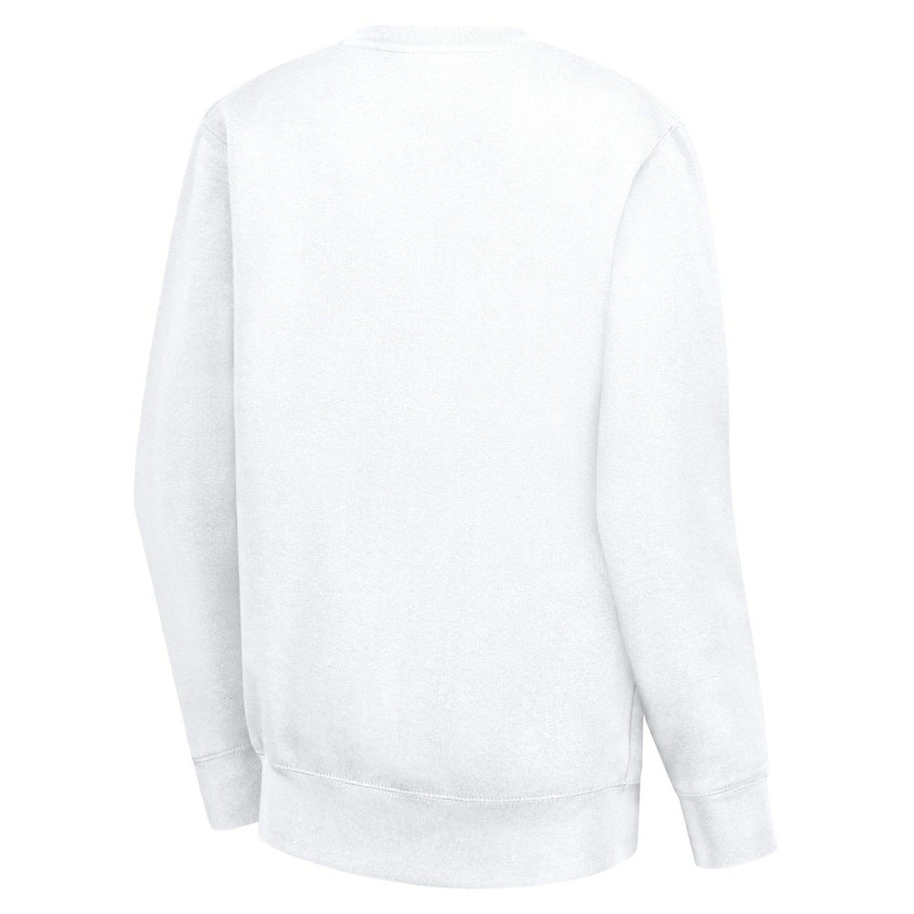 Philadelphia Eagles G-III 4Her by Carl Banks Women's Leopard Heart Pullover Sweatshirt - White - NFL