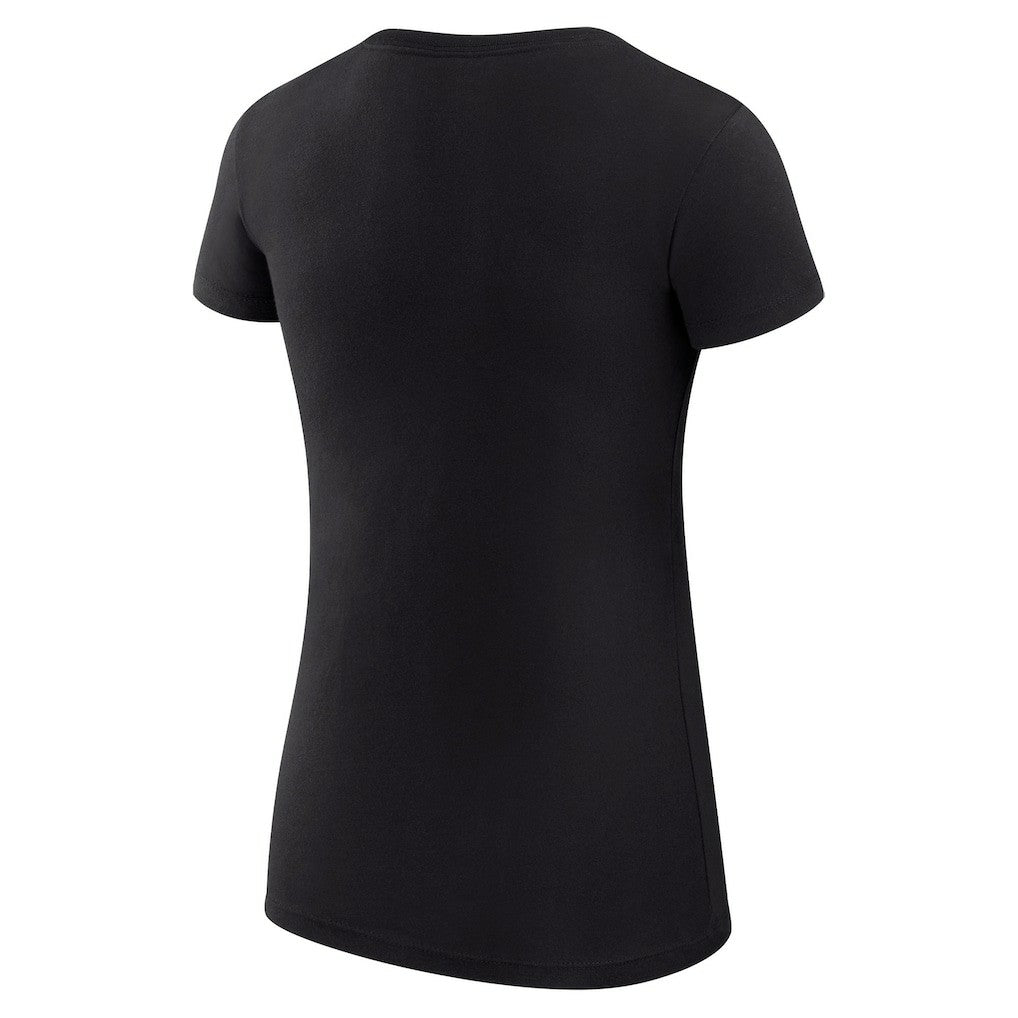 New York Jets G-III 4Her by Carl Banks Women's Super-Slim Fit Lightweight Animal Print Heart T-Shirt - Black - NFL