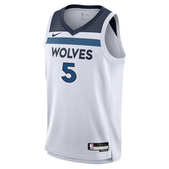Nike Anthony Edwards Minnesota Timberwolves Youth Swingman Jersey Association Edition White