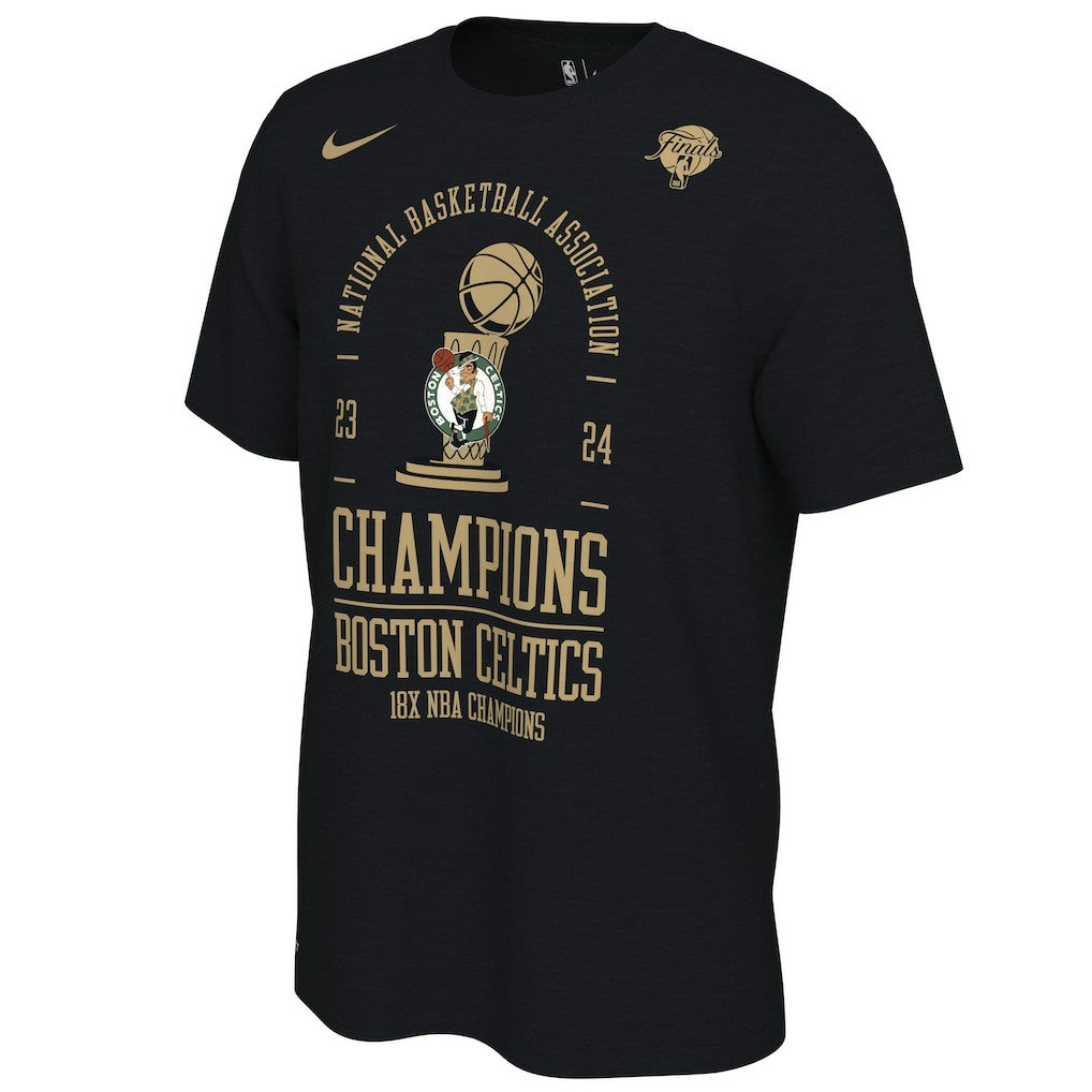 Nike Boston Celtics 18-Time NBA Finals Champions Big & Tall Locker Room T-Shirt Black