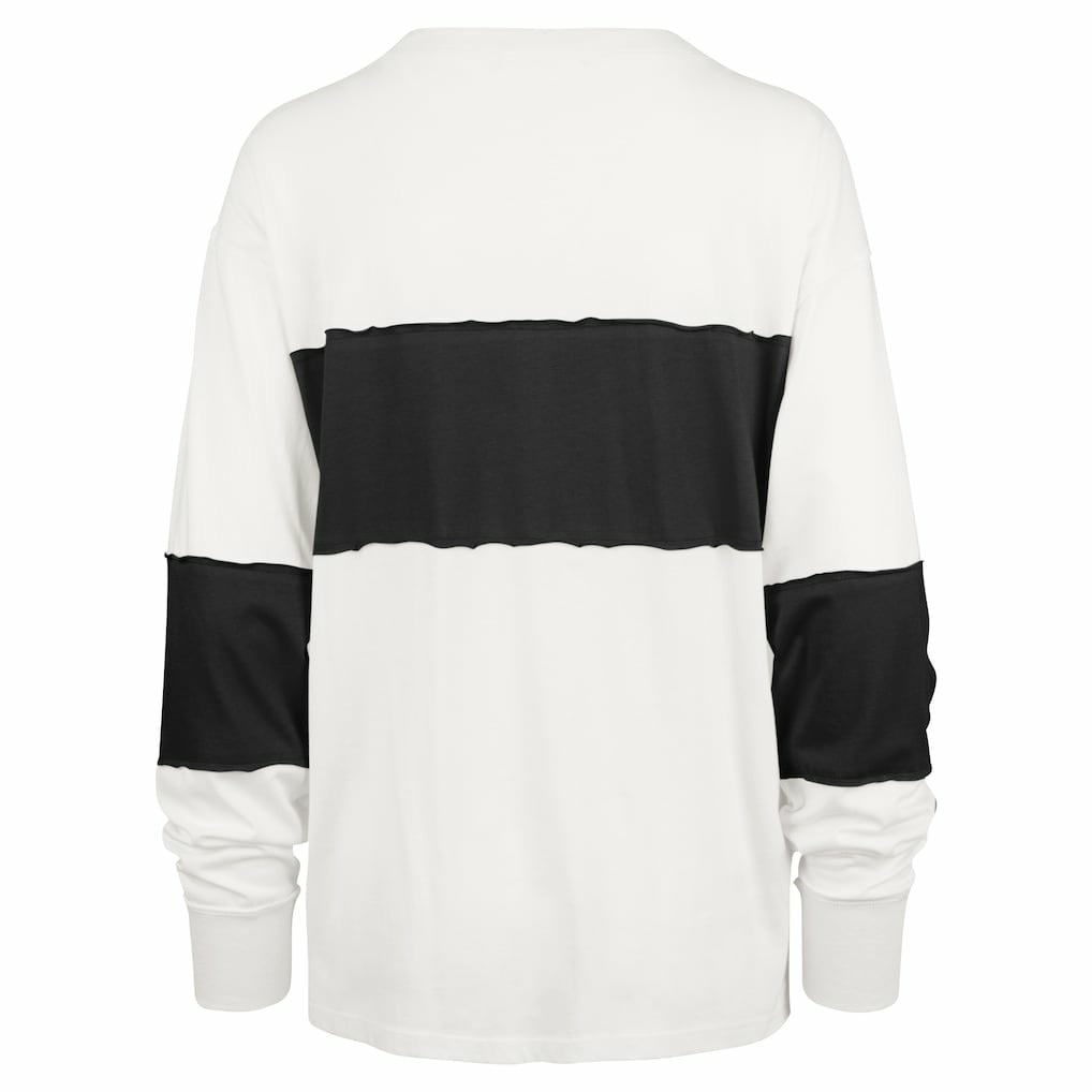 Las Vegas Raiders '47 Women's Clubhouse Pride Taylor Long Sleeve T-Shirt - Cream - 47 brand
