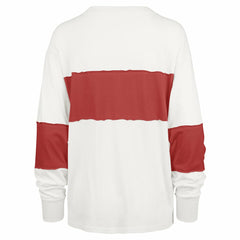 San Francisco 49ers '47 Women's Clubhouse Pride Taylor Long Sleeve T-Shirt - Cream - 47 brand