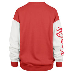 Kansas City Chiefs '47 Women's Double Header Rise Andie Pullover Sweatshirt - Red - 47 brand