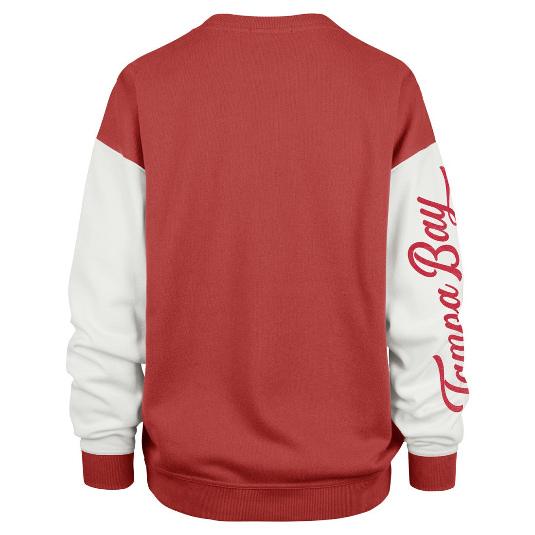 Tampa Bay Buccaneers '47 Women's Double Header Rise Andie Pullover Sweatshirt - Red - 47 brand