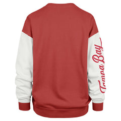 Tampa Bay Buccaneers '47 Women's Double Header Rise Andie Pullover Sweatshirt - Red - 47 brand