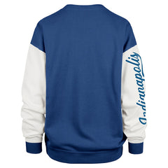 Indianapolis Colts '47 Women's Double Header Rise Andie Pullover Sweatshirt - Royal - 47 brand