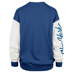 New York Giants '47 Women's Double Header Rise Andie Pullover Sweatshirt - Royal - 47 brand