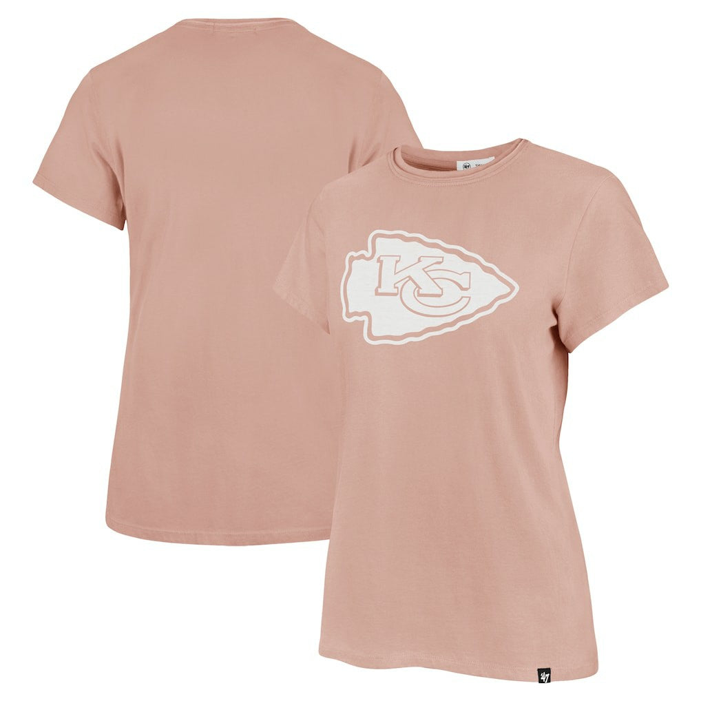 Kansas City Chiefs '47 Women's Premier Frankie T-Shirt - Light Pink - 47 brand