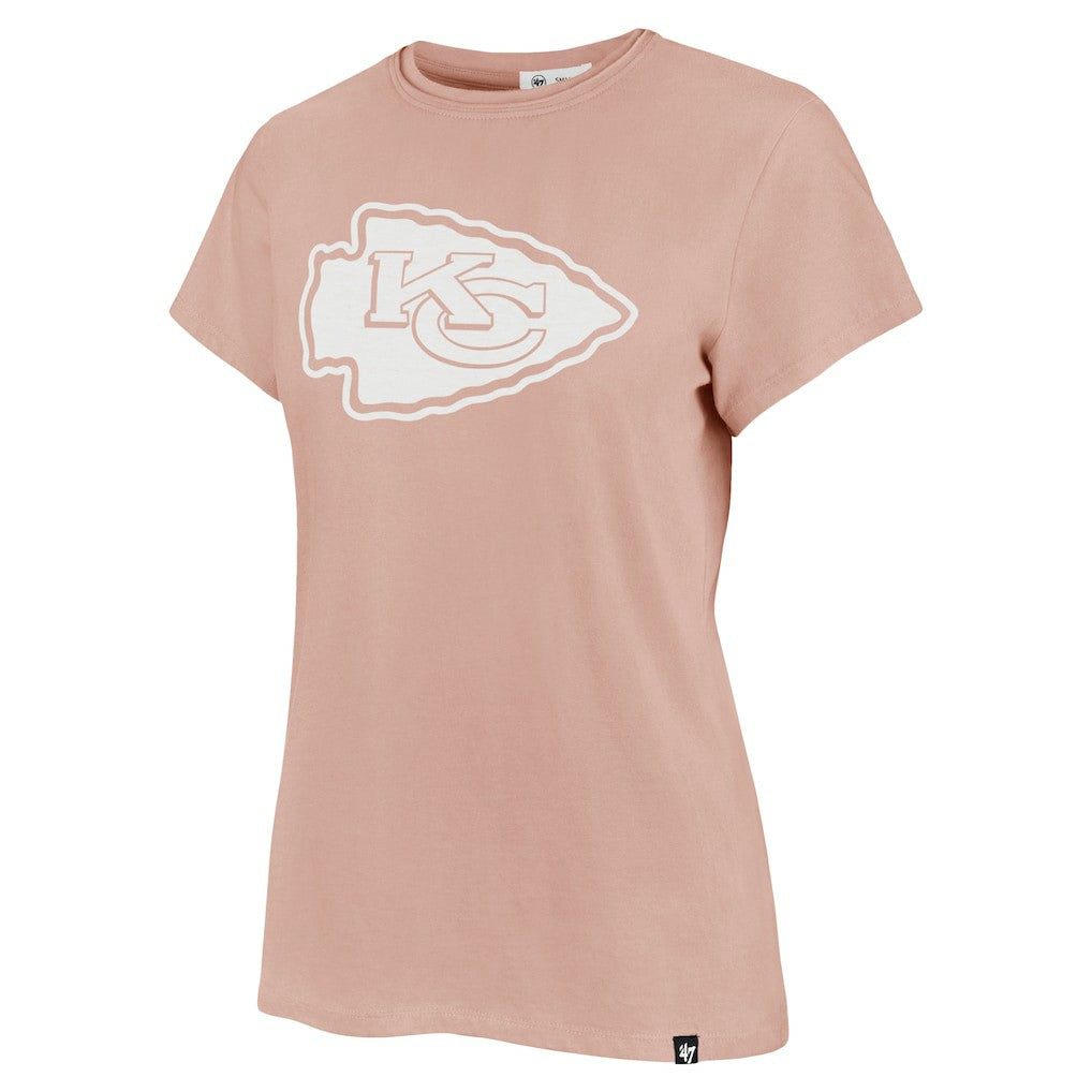 Kansas City Chiefs '47 Women's Premier Frankie T-Shirt - Light Pink - 47 brand