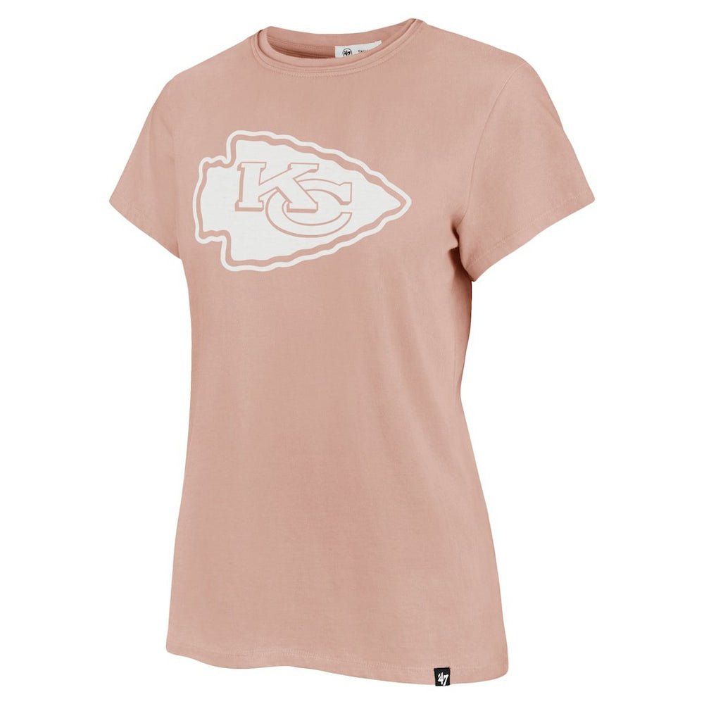 Kansas City Chiefs '47 Women's Premier Frankie T-Shirt - Light Pink - 47 brand