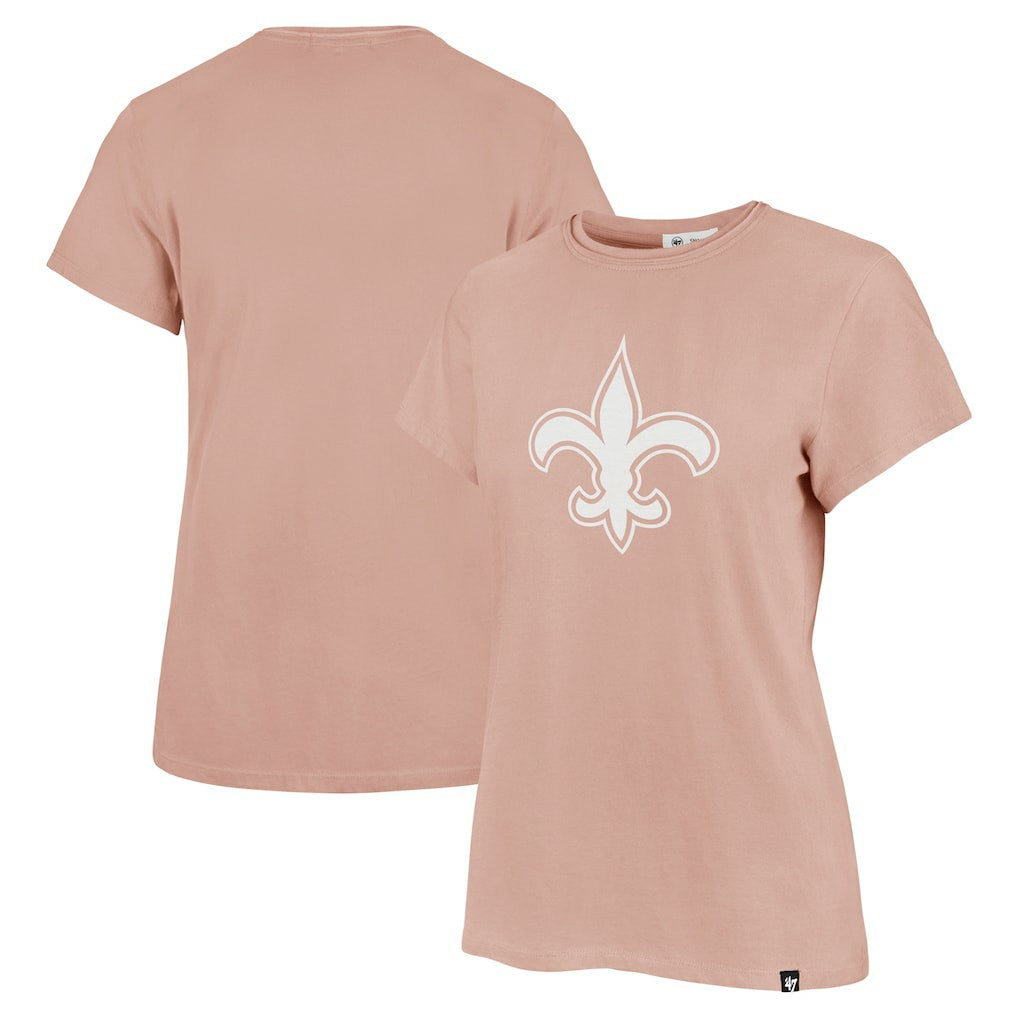 New Orleans Saints '47 Women's Premier Frankie T-Shirt - Light Pink - 47 brand