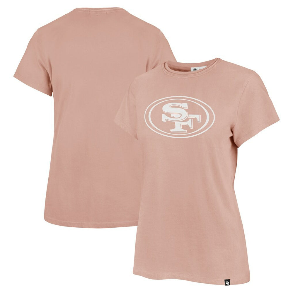 San Francisco 49ers '47 Women's Premier Frankie T-Shirt - Light Pink - 47 brand