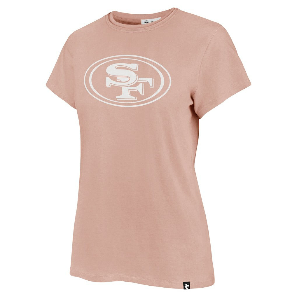 San Francisco 49ers '47 Women's Premier Frankie T-Shirt - Light Pink - 47 brand