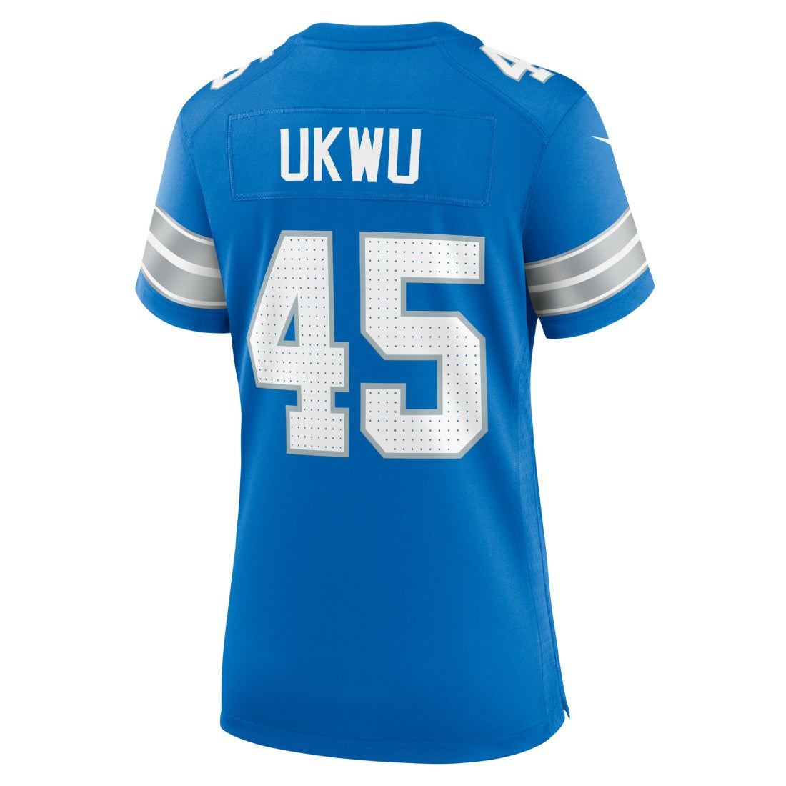 Isaac Ukwu Detroit Lions Women's Game Jersey - Blue - Nike