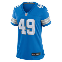 Hogan Hatten Detroit Lions Women's Game Jersey - Blue - Nike