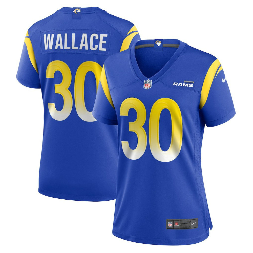 Josh Wallace Los Angeles Rams Women's Game Jersey - Royal - Nike