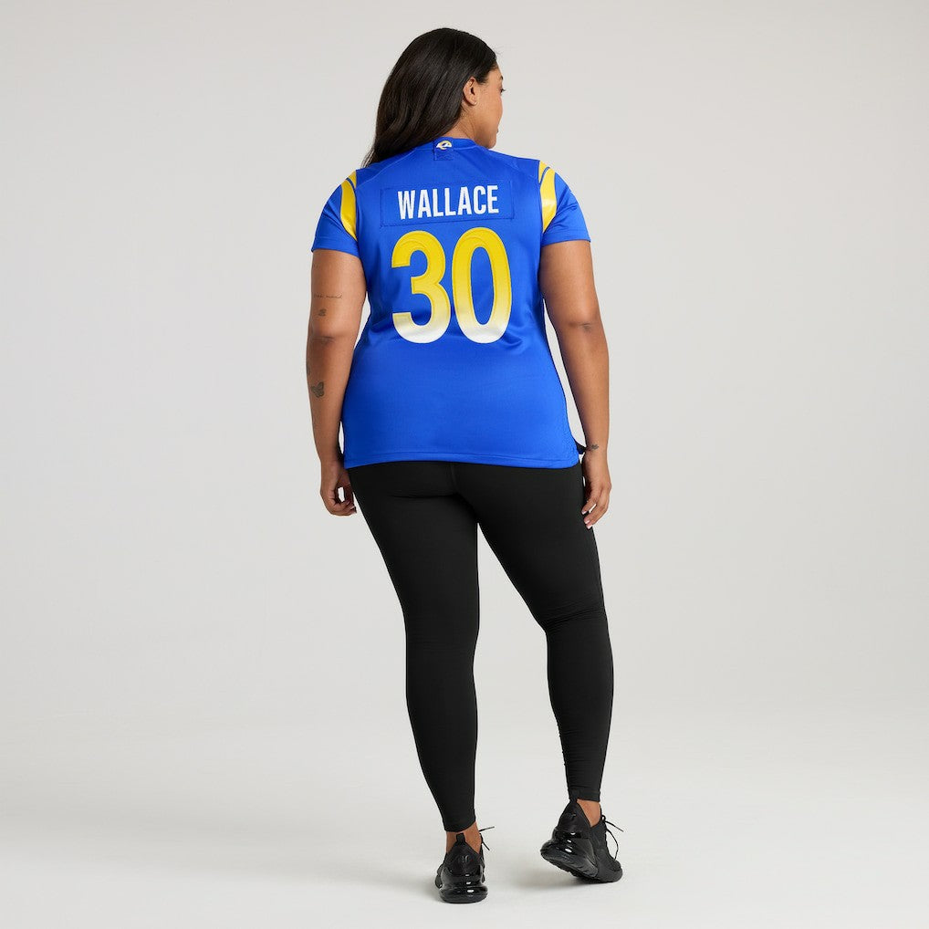 Josh Wallace Los Angeles Rams Women's Game Jersey - Royal - Nike