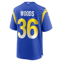 Charles Woods Los Angeles Rams Game Jersey - Royal - Nike