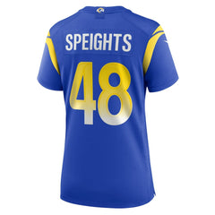 Omar Speights Los Angeles Rams Women's Game Jersey - Royal - Nike