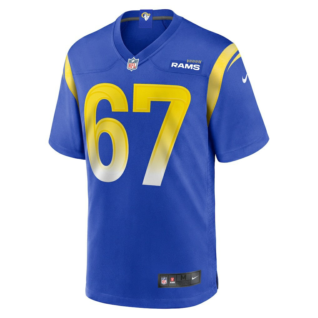 Justin Dedich Los Angeles Rams Game Jersey - Royal - Nike