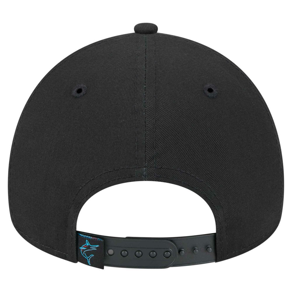 Miami Marlins New Era 9FORTY A-Frame Adjustable Hat Outlet