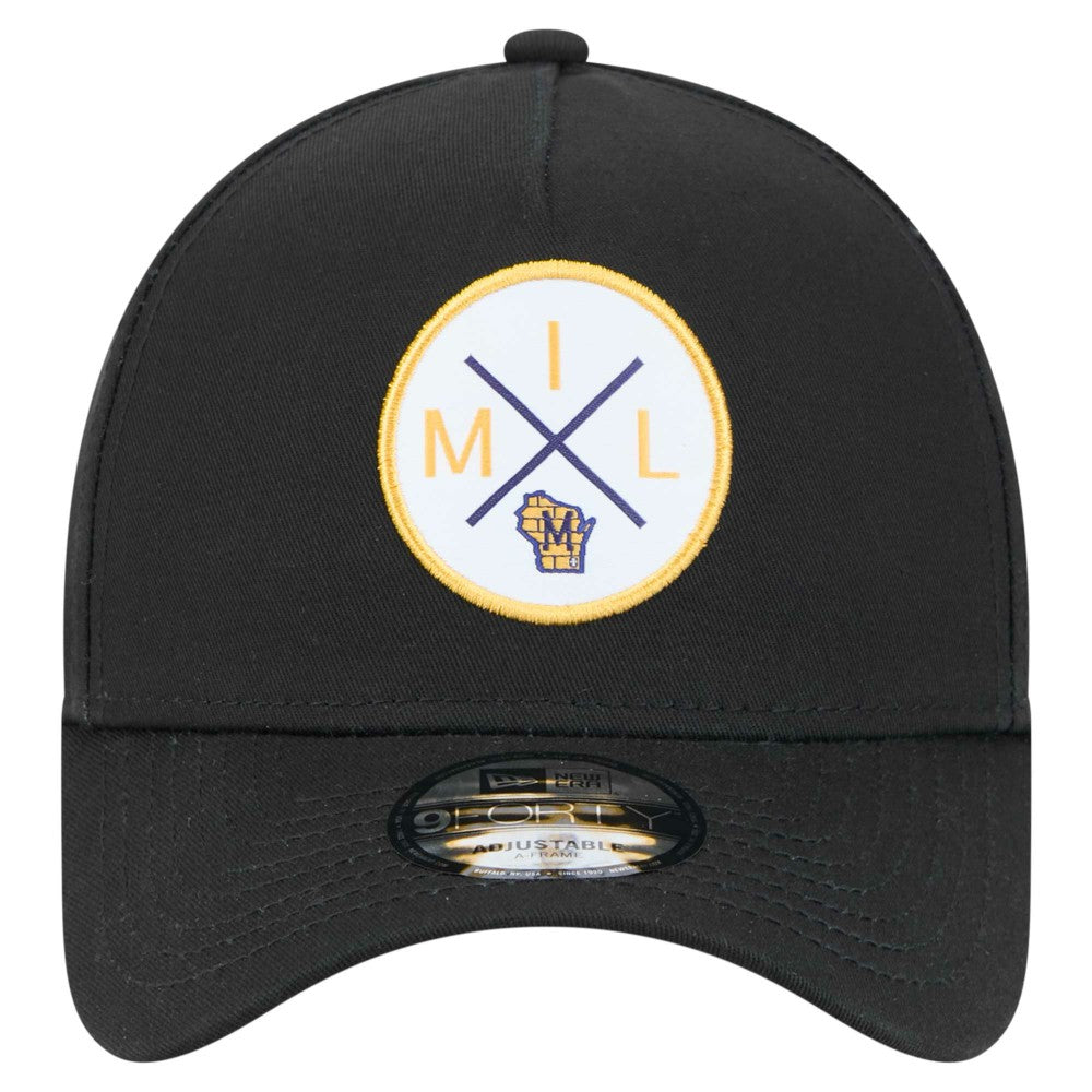 Milwaukee Brewers New Era 9FORTY A-Frame Adjustable Hat Online
