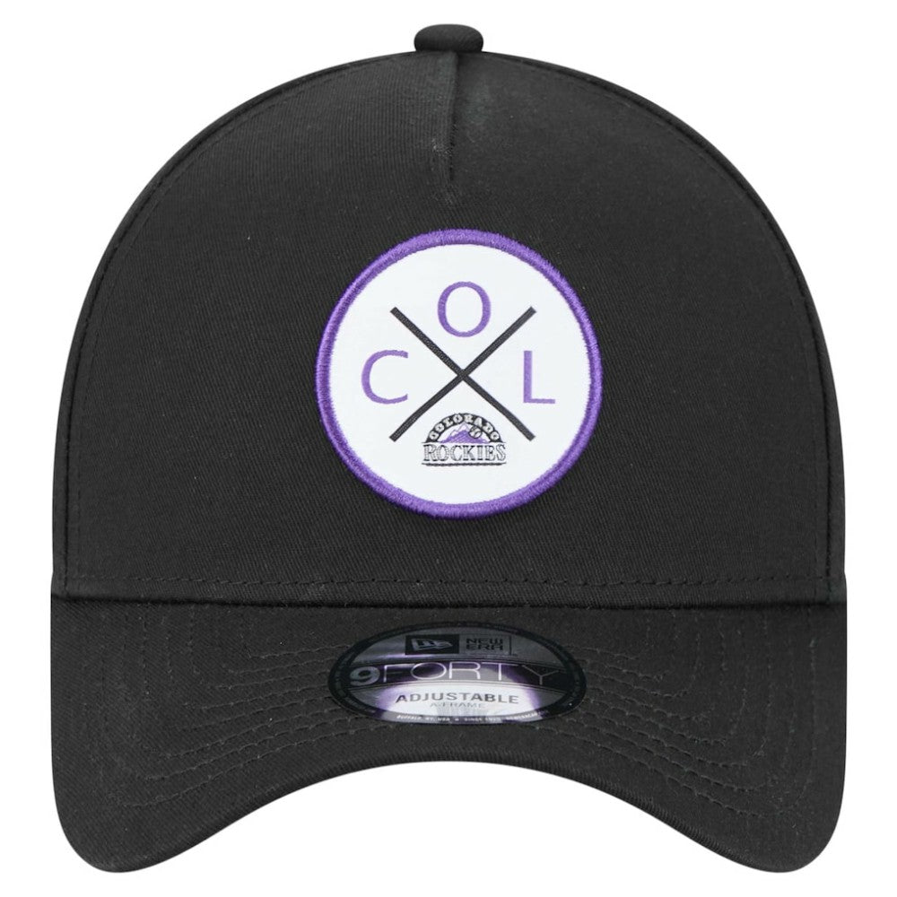 Colorado Rockies New Era 9FORTY A-Frame Adjustable Hat Online