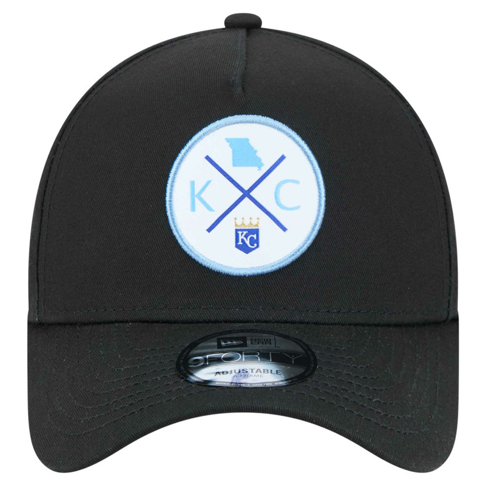 Kansas City Royals New Era 9FORTY A-Frame Adjustable Hat Outlet