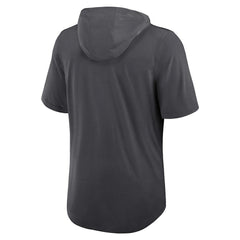 Kansas City Chiefs Tri-Blend Performance Hoodie T-Shirt - Anthracite - Nike