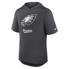 Philadelphia Eagles Tri-Blend Performance Hoodie T-Shirt - Anthracite - Nike