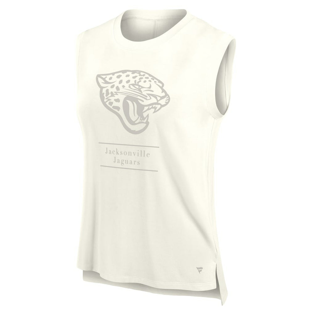 Jacksonville Jaguars Women's Studio Embrace Tank Top - Cream - Fanatics