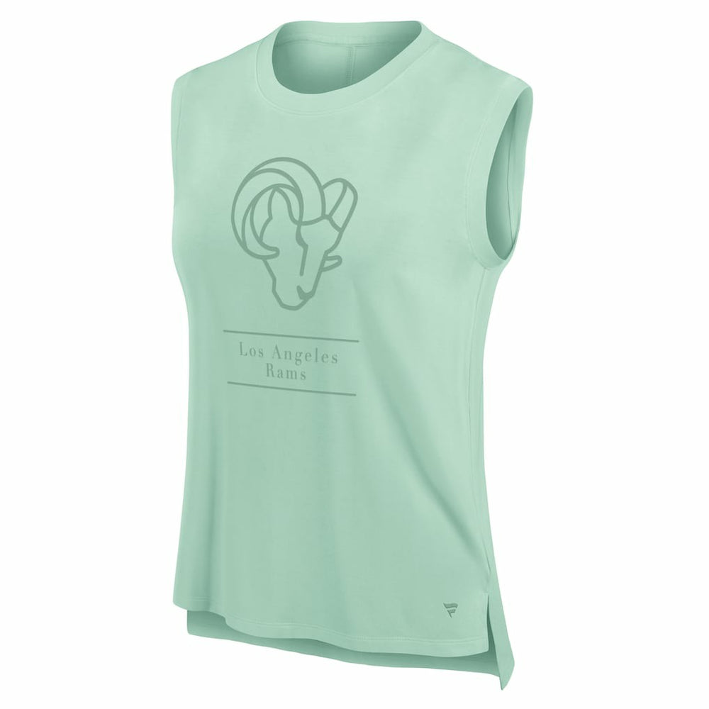 Los Angeles Rams Women's Studio Embrace Tank Top - Mint - Fanatics