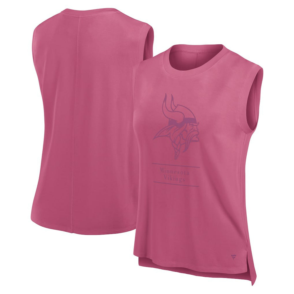 Minnesota Vikings Women's Studio Embrace Tank Top - Pink - Fanatics