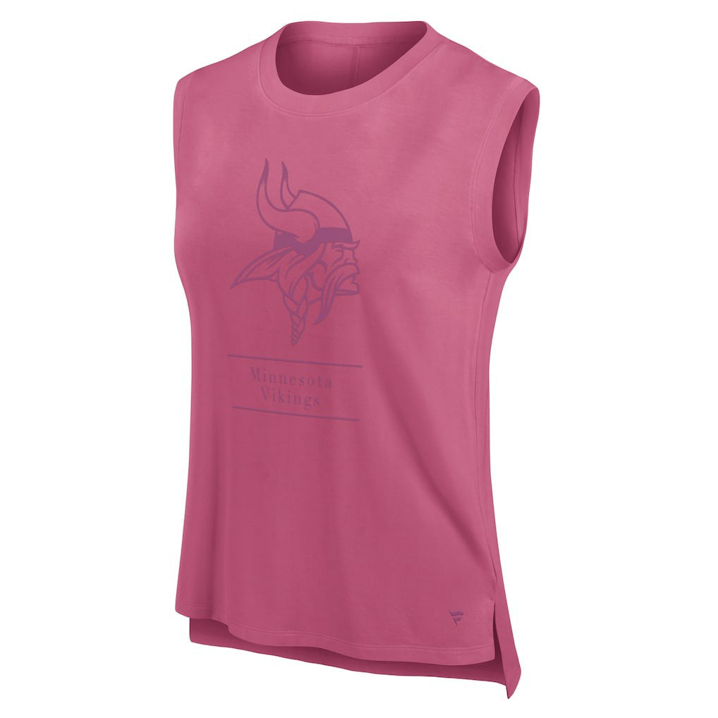 Minnesota Vikings Women's Studio Embrace Tank Top - Pink - Fanatics