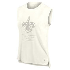 New Orleans Saints Women's Studio Embrace Tank Top - Cream - Fanatics