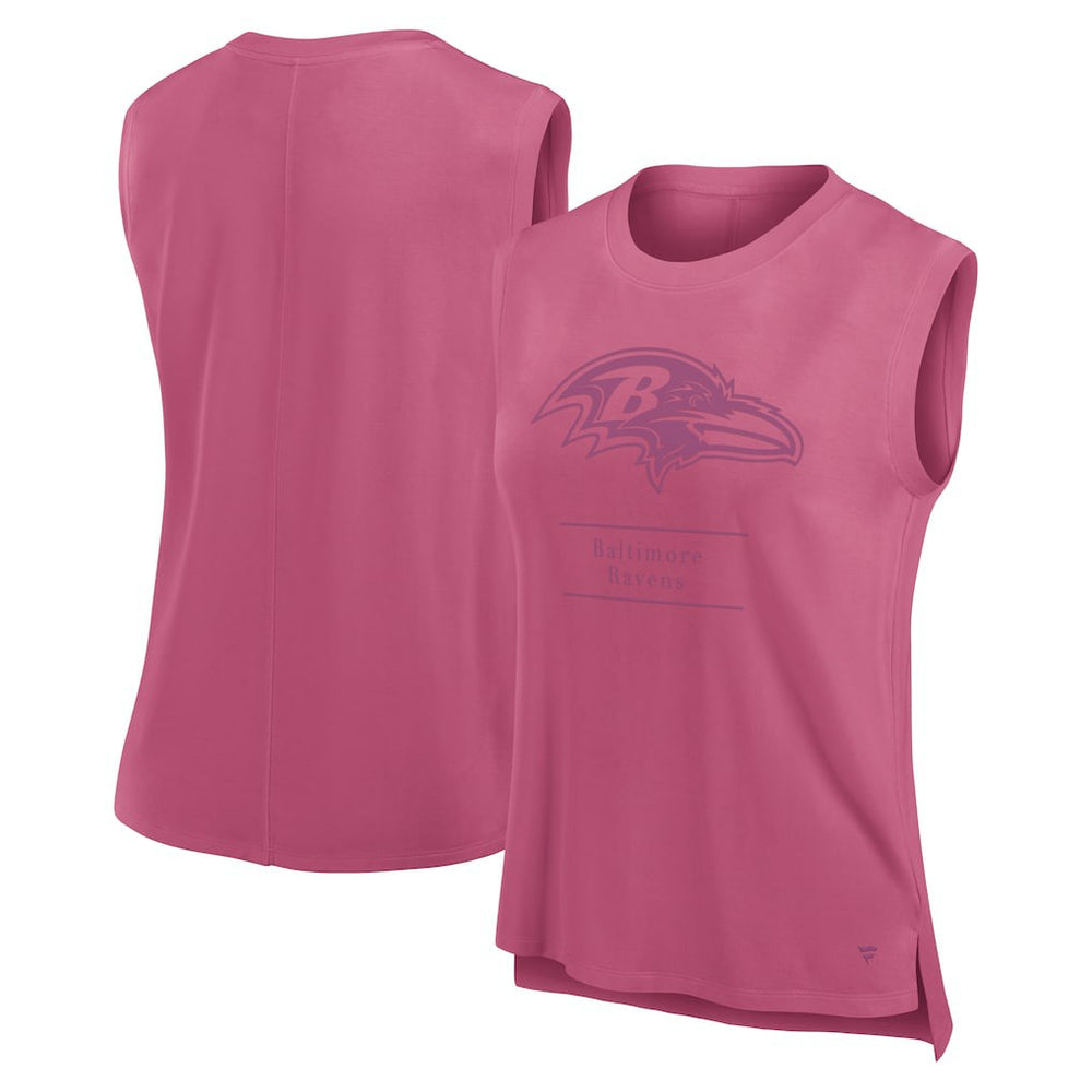 Baltimore Ravens Women's Studio Embrace Tank Top - Pink - Fanatics