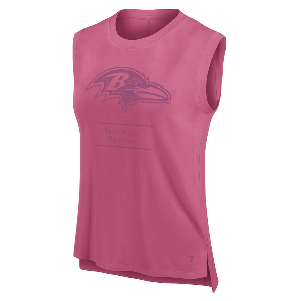 Baltimore Ravens Women's Studio Embrace Tank Top - Pink - Fanatics