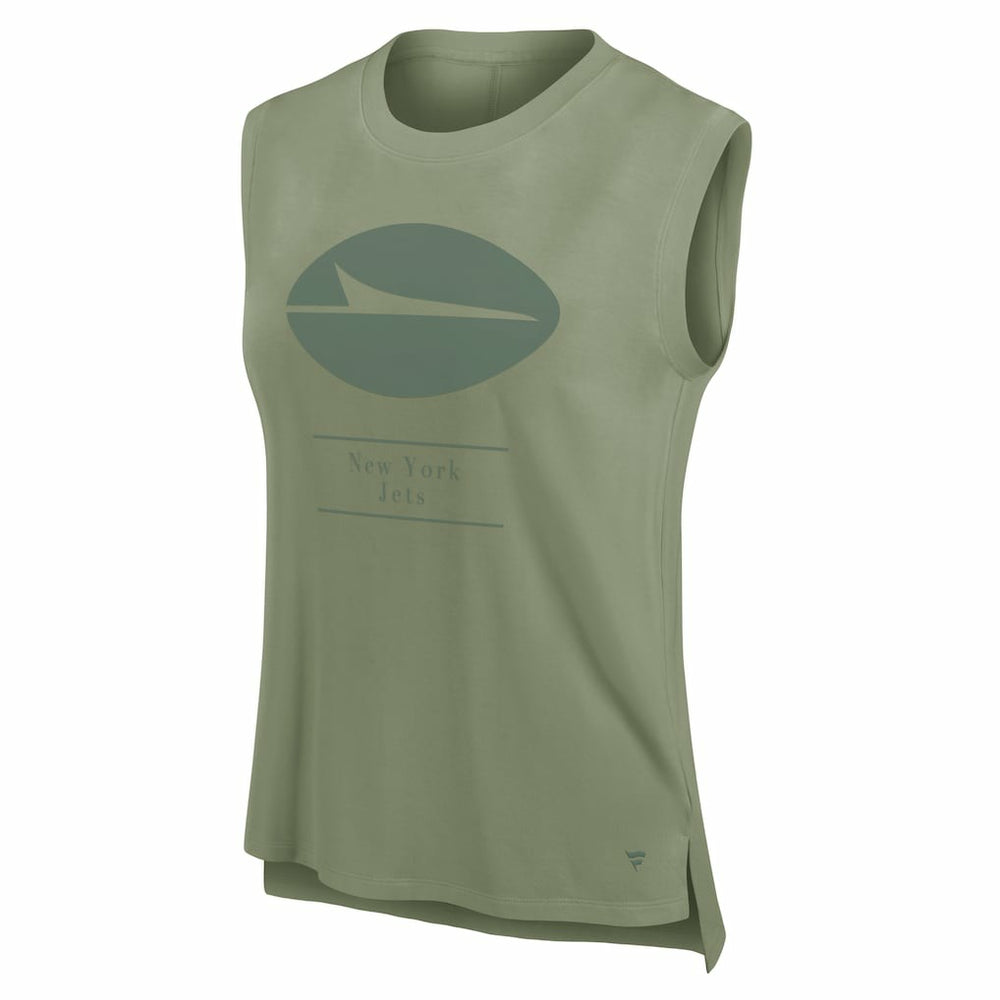 New York Jets Women's Studio Embrace Tank Top - Olive - Fanatics